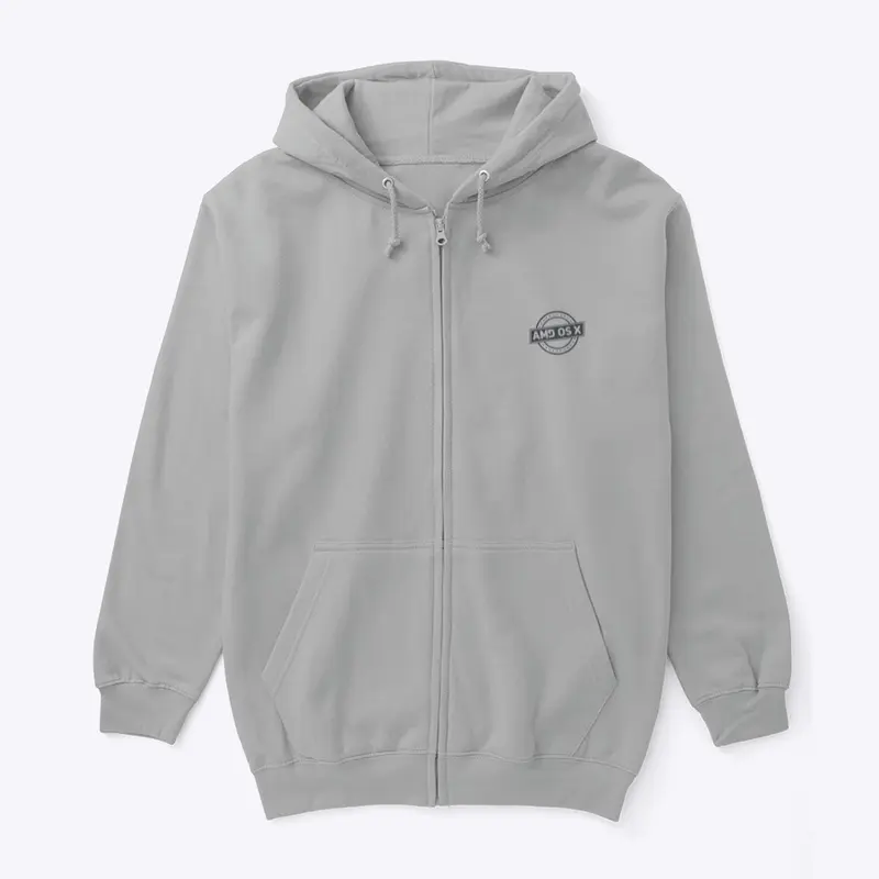 AMD OS X Circular Star Zipped Hoodie